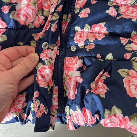 BABY GIRL Puffer Printed Jacket and Vest Set - Picture 5 of 8